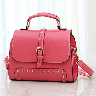 XIUQIU Womens Trendy Satchel Bag(Pink)