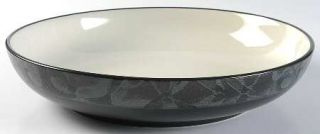 Noritake Elements Onyx 12 Pasta Serving Bowl, Fine China Dinnerware   Black