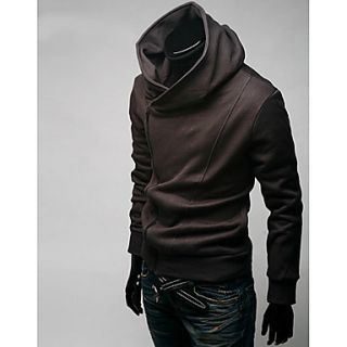 Midoo Hoodie Long Sleeve Casual Sweater(Coffee)