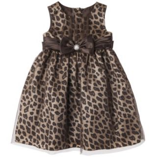 Girls Special Occasion Dress   Brown 10