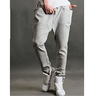 Shishangqiyi Korean Version Scollapse Hallen Sweatpant(Light Gray)