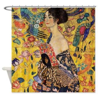  Gustav Klimt Lady With Fan Shower Curtain  Use code FREECART at Checkout