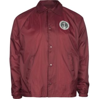 Circle Anchor Mens Jacket Maroon In Sizes Xx Large, Small, X Large,