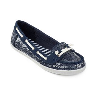 ARIZONA Betsy Preschool Girls Boat Shoes, Navy, Girls