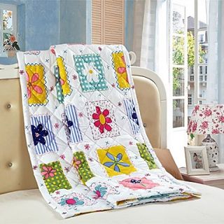 Luolaiya World Of Color Large Imitation Cotton Printing Summer Cool Quilt (Screen Color)