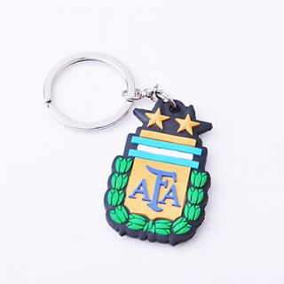 Argentine National Emblem Rubber Key Buckle