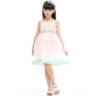 Girls O nock Flower Belt Sleeveless Fashion Summer 2 9 Year Old Dress