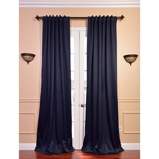 Eclipse Blue Thermal Blackout 84 inch Polyester Curtain Panel Pair
