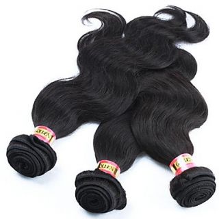 Malaysian Virgin Body Wave Wavy Remy Human Hair Weft Extension Mix 12 14 16 100G/Piece
