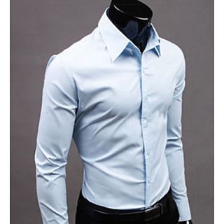 MSUIT Fashion Cultivate OneS Morality MenS Long Sleeve Shirt Z9176