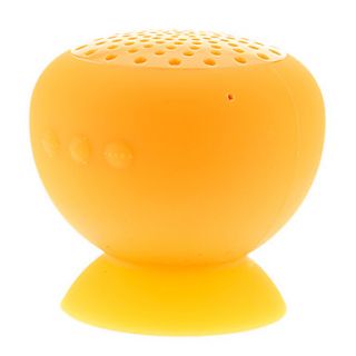KTS 06 Handsfree Bluetooth Speaker with Suction Cup and TF Card Port(Green Orange)