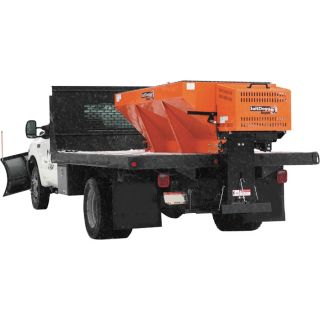 SaltDogg Professional Hopper Sand and Salt Spreader with Extended Chute and