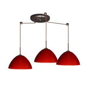 Besa Lighting BEL 3JC 420131 BR Tessa Pendant