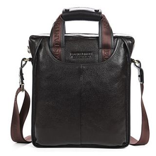 Mens First Layer Oily Leather Tote/Crossbody Bag