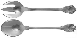 Christofle France Port Royal (Silverplate) 2 Piece Salad Set, Solid Pieces   Sil