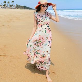 Jinbier Womens Beach Dress (Screen Color)