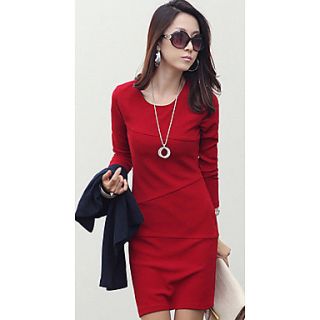 Xuanran Womens Business Red Dress