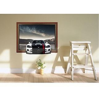 3DThe Sports Car Wall Stickers Wall Decals