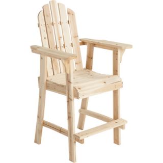 Tall Cedar/Fir Adirondack Chair, Model SS CSN TAC130