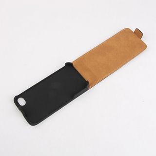 Italian Fashion Trend Leather Case For iPhone 4   Black
