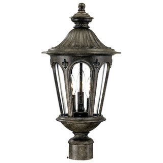 Acclaim Lighting Marietta Black Coral 3 light Outdoor Post mount Light Fixture