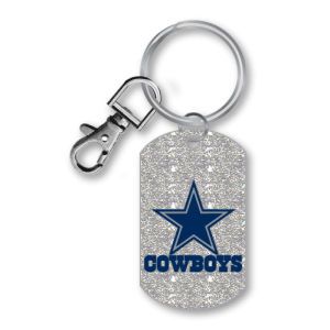 Dallas Cowboys AMINCO INC. Glitter Key Ring
