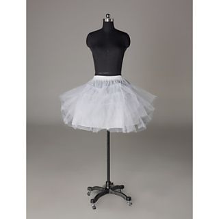 Nylon A Line Half 3 Tier Short Length Slip Style/ Wedding Petticoats