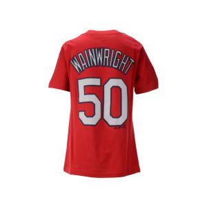 St. Louis Cardinals Adam Wainwright Majestic MLB Youth Official Player T Shirt
