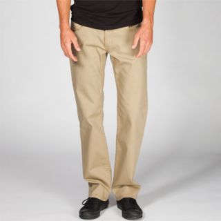 Core Collection Mens Twill Pants Dark Khaki In Sizes 38, 40, 28, 34, 32, 36