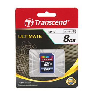 8GB Transcend SD/TF SDHC Memory Card (Class 10)