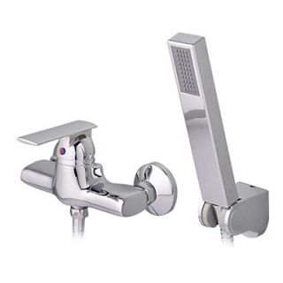 CLEARANCE   Chrome Single Handle Wall Mount Handheld Shower Faucet