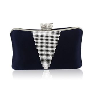 Silk Shell With Rhinestone Evening Handbags/ Clutches More Colors Available