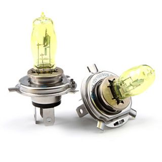 HOD H4 100/90W 2800K Ultra Bright Car Yellow Light Bulbs (DC 12V/Pair)
