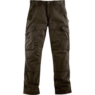 Carhartt Cotton Ripstop Pant   Dark Coffee, 46 Inch Waist x 32 Inch Inseam,