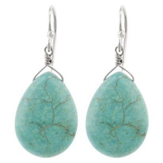 Sterling Silver Earrings   Turquoise