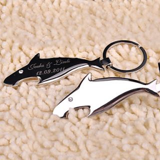Personalized Key Ring   Shark Bottle Opener (set of 6)