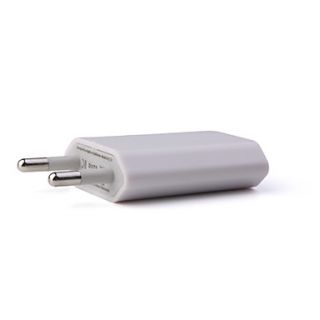 USB Wall Home Charger AC Adapter for Apple iPod/iPhone, EU Plug