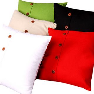 Linen Solid Color Cushion Cover (Buttom Decoration)