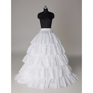 Nylon A Line Full Gown 5 Tier Floor length Slip Style/ Wedding Petticoats
