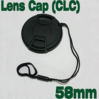Emora 58mm Center Release lens Cap with Keeper