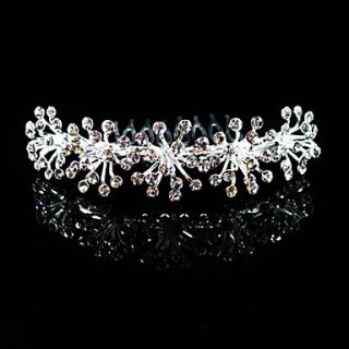 Gorgeous Alloy With Rhinestones Wedding Bridal Combs/ Headpiece
