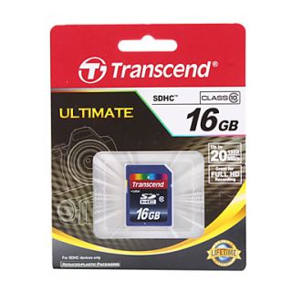 16GB Transcend SD/TF SDHC Memory Card (Class 10)