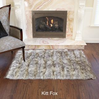 Wild Mannered Luxury Long Faux Fur Rug (34 X 410)