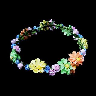 Multicolored Flower Garland/Headpiece For Flower Girls