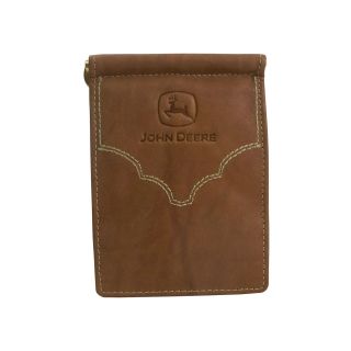 John Deere Front Pocket Leather Wallet, Mens