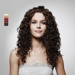 Capless Long Top Grade Quality Synthetic Curly Hair Wig Multiple Colors Available