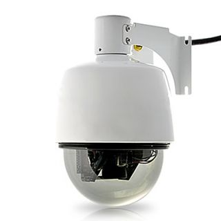 Mini Dome IP Camera (Weatherproof, PTZ Control, 3x Optical Zoom, WiFi)