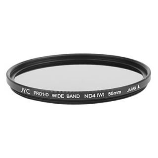 Genuine JYC Super Slim High Performance Wide Band ND4 Filter 55mm