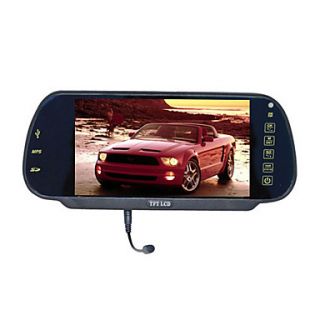 7 Inch TFT LCD Car Rearview Monitor (MP5, Bluetooth, FM Transmitter, USB/SD)