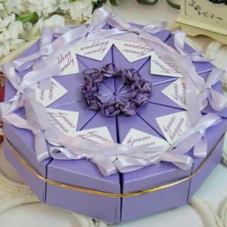 Lilac Cake Favor Box (Set of 10)